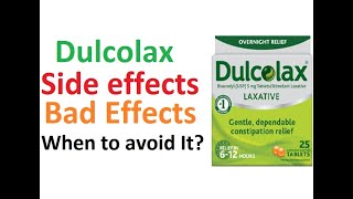 Top Side Effects of dulcolax Tablet – disadvantages or bad effects  when not to take dulcolax [upl. by Braynard396]