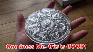 The Most Incredible Coin I have Ever Unboxed  The 1 Kilo Silver Completer Coin From The Royal Mint [upl. by Chung96]