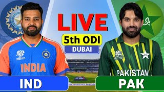 Live India Vs Pakistan Champion Trophy Match Live  IND vs PAK  Champion Trophy 5th ODI Match Live [upl. by Irena]