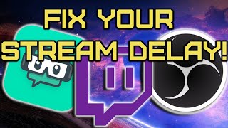 How To Fix TWITCH STREAM DELAY Streamlabs OBS [upl. by Vina]