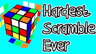 The Hardest Scramble Ever [upl. by Immac716]