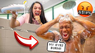 SHAMPOO PRANK ON HUSBAND BAD IDEA [upl. by Morna]