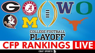 College Football Playoff Top 25 Rankings 2023 LIVE [upl. by Gibbs580]