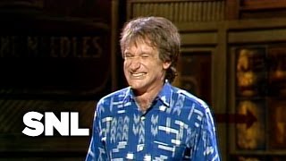 Robin Williams Monologue Stand Up  Saturday Night Live [upl. by Ahsiem]