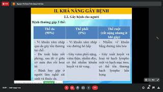 Trực khuẩn Than Vi sinh Y2 [upl. by Norha]