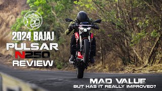 2024 Bajaj Pulsar N250 Review  Mad Value  Sagar Sheldekar Official [upl. by Notsirb359]