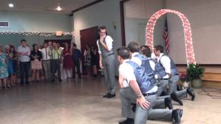 Brides Surprise  Awesome Groomsmen Dance [upl. by Eedyaj]