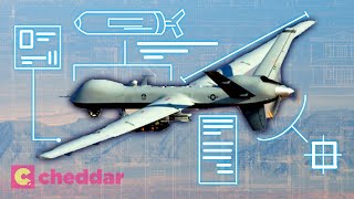 How A Drone Strike Works  Cheddar Explains [upl. by Hgielhsa]