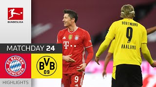 FC Bayern München  Borussia Dortmund  42  Highlights  Matchday 24 – Bundesliga 202021 [upl. by Riesman]