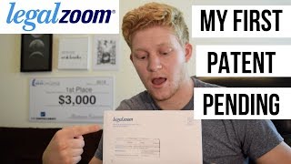 My First Patent Pending  LegalZoom Patent Review  SimpleSeat [upl. by Yerffoj]