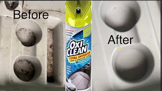 OxiClean Interior Cleaner  car upholstery  leather seat cleaner [upl. by Polky958]