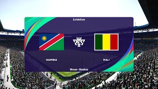 Namibia vs Mali 24012024 Africa Cup of Nations PES 2021 [upl. by Yusem783]