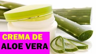 CÒMO HACER CREMA DE ALOE VERA O SÀBILA [upl. by Dorian199]