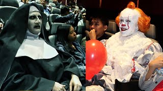 FUNNIEST Scare Pranks COMPILATION  Pennywise VS Valak Whos Scarier [upl. by Harima]