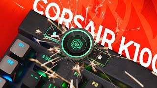 Corsair K100 RGB Ahora con VIDRIO TEMPLADO [upl. by Oruhtra]