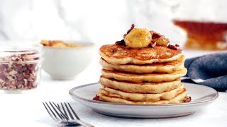 Easy Fluffy Banana Pancakes [upl. by Horgan]