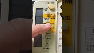 Daikin BRC4C Remote Control Settings [upl. by Coppock]