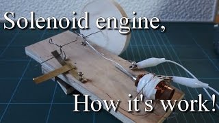 Comment fonctionne un solénoïde moteur V1  How works a solenoid engine [upl. by Yarod175]