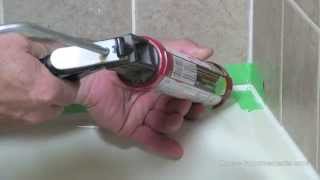 How To Remove And Apply Silicone To A Bathtub [upl. by Yenor]