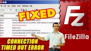 How to Fix FileZilla Connection Refused TimeOut Error After 20 Seconds Step by Step☑️ [upl. by Alys]