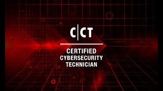 ECCouncil  Certified Cybersecurity Technician  CCT [upl. by Treblih970]