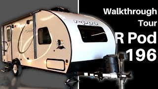 R Pod 196 by Forest River Walkthrough Tour [upl. by Ahsiaa557]