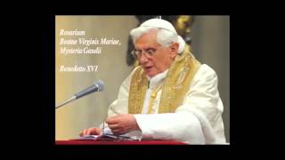 Rosario Intero in Latino di Papa Benedetto XVI [upl. by Damalus]