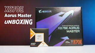 X870 Aorus Master Gaming Motherboard  Ryzen 7 9800X3D Unboxing amp Overview Ph [upl. by Nylzzaj]