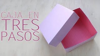 Caja de cartón en tres pasos │Candy Bu [upl. by Faria]