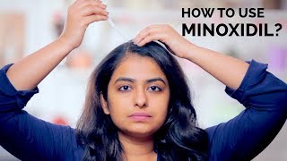 How To Use Minoxidil  Hair Regrowth  Skin Diaries [upl. by Barbra]