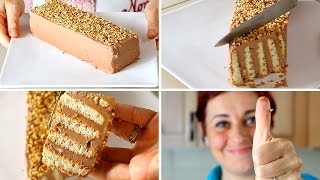 MATTONCINO DOLCE DI BENEDETTA Ricetta Facile Senza Cottura  Nutella Brick Cake Easy Recipe [upl. by Julianna223]