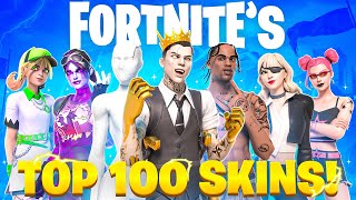 100 TRYHARD Fortnite Skins [upl. by Sisak]