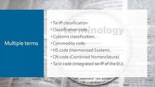 Customs 101 A novices guide to classification [upl. by Yramanna543]