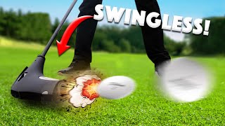 The SWINGLESS Golf Club 200 yards EASY [upl. by Rohpotsirhc583]