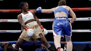 CLARESSA SHIELDS VS FEMKE HERMANS FULL FIGHT HBO SIGN OFF SHOW [upl. by Poree84]