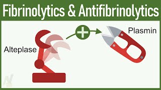 Fibrinolytics amp Antifibrinolytics Pharmacology [upl. by Scutt]