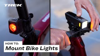 How To Mount Your Bike Lights [upl. by Harrad640]