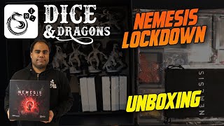 Dice and Dragons  Nemesis Lockdown Unboxing [upl. by Assenay]