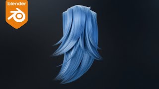 How to Create Arcane Style Hair in Blender [upl. by Yt256]