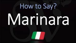 How to Pronounce Marinara Sauce CORRECTLY American English Italian Pronunciation [upl. by Irelav]