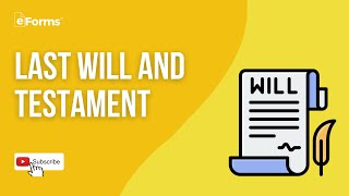 Last Will and Testament  EXPLAINED [upl. by Sybila]