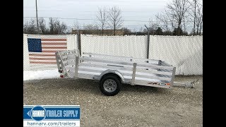 2018 Triton AUT1064 5 X 10 All Aluminum Utility Trailer [upl. by Aicetal]