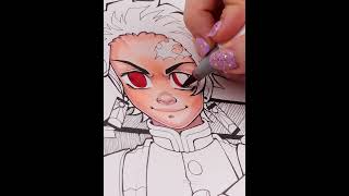 Drawing Tanjiro from Demon Slayer [upl. by Tini]