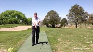 Golf Instruction  The Elbows Point at Hips and Stay Close Together [upl. by Odlaniger]