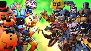 SFM FNaF Hoaxes vs Nightmare VR [upl. by Sherm872]