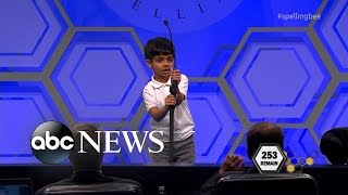 Spelling Bee  6YearOld Kid Makes History at National Spelling Bee [upl. by Ibloc]