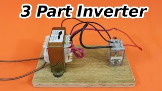 12 VDC to 120 VAC Inverter with 3 Components [upl. by Andrew]