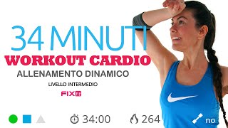 Esercizi Cardio A Casa Allenamento Cardio Completo Per Bruciare Calorie [upl. by Ashok]