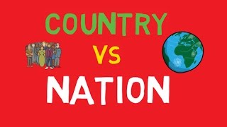 Country vs Nation animated video [upl. by Hortensia]