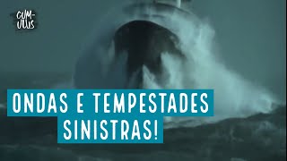 Navios encaram ondas gigantes e tempestades terríveis [upl. by Adur]